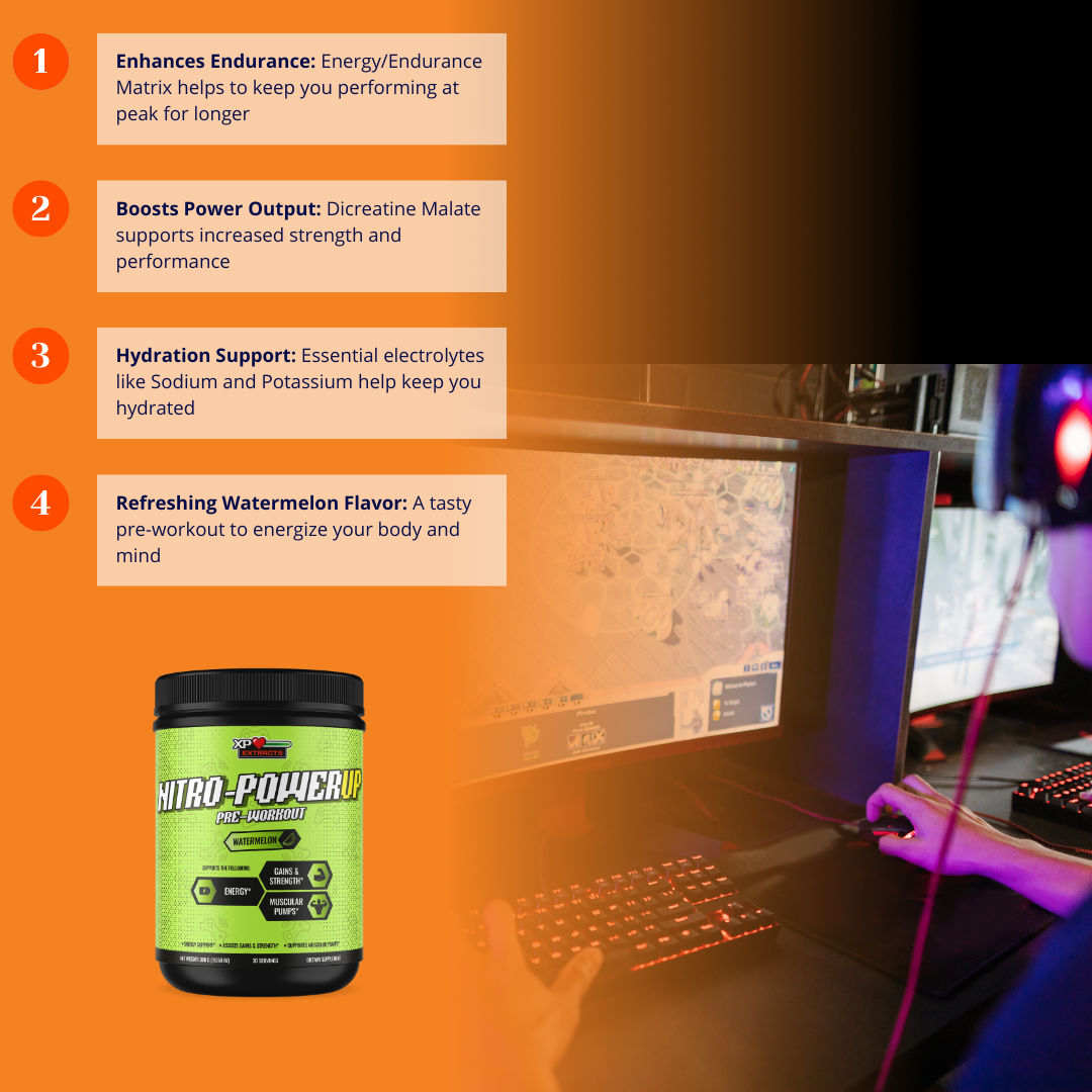 Nitro-PowerUP, Pre-workout (Watermelon)