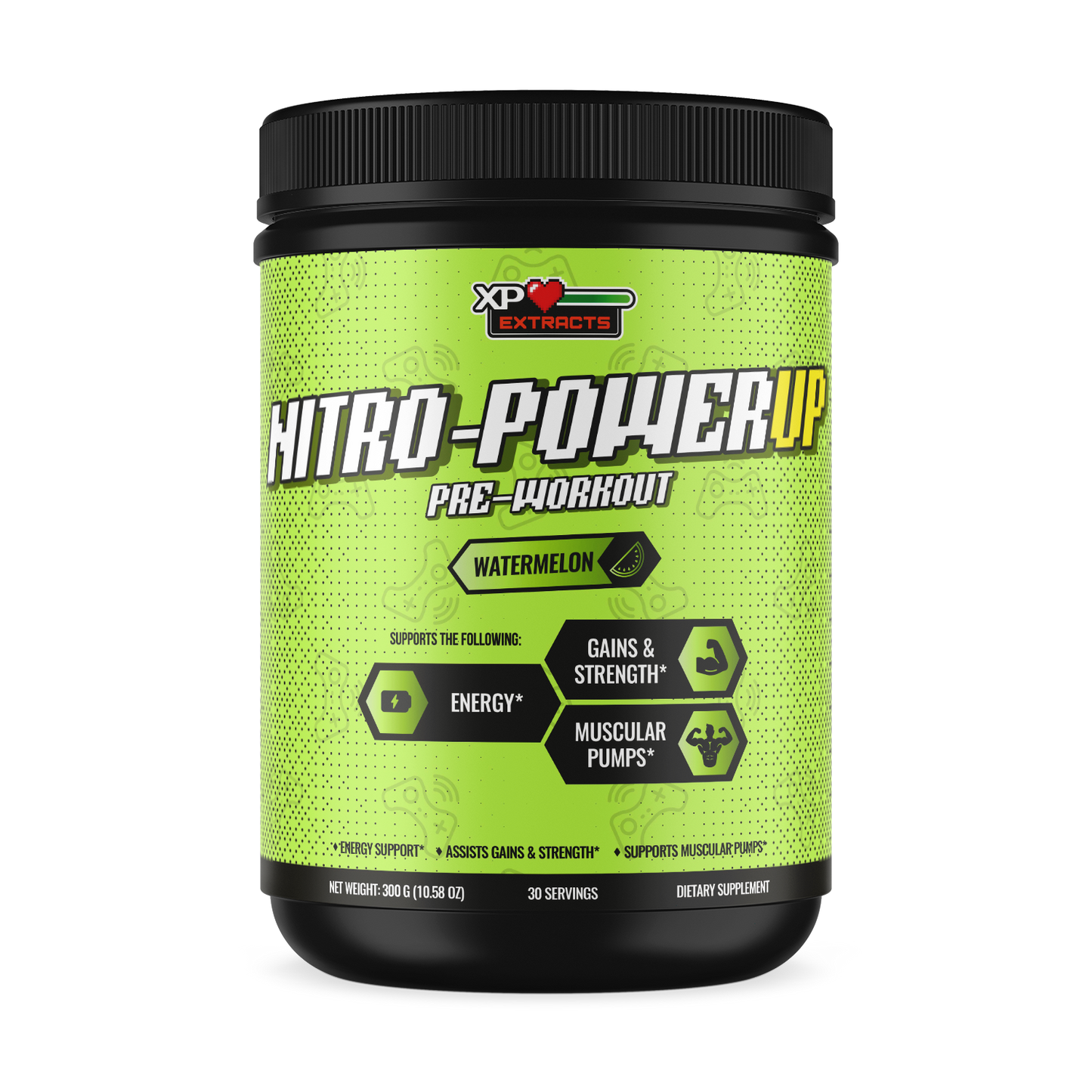 Nitro-PowerUP, Pre-workout (Watermelon)